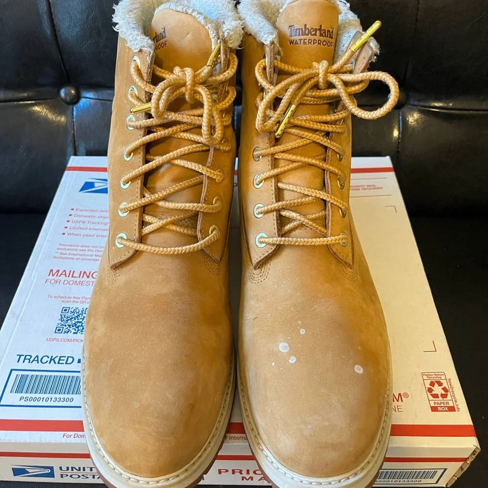 Timberland Richmond Ridge 6” Waterproof Boots Wheat Nubuck‎ Men’s Sz 10.5